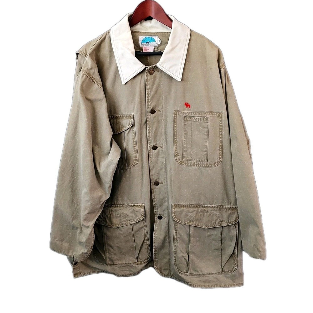 Gary Nesse Missoula Montana Ranch Chore Jacket Men's Size XL Cotton Unlined‎